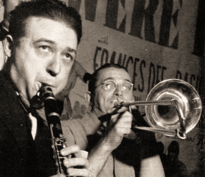 Hugues Panassie and Tommy Dorsey